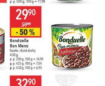 Globus Bonduelle bon menu nabídka