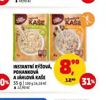 Penny Market Instantní rýžová, pohanková a jáhlová kaše nabídka