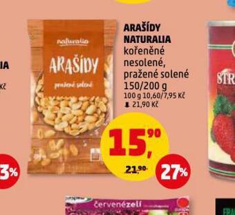 Penny Market Arašídy naturalia nabídka