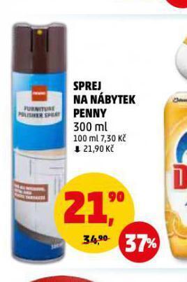 Penny Market Sprej na nábytek penny nabídka