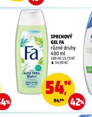Penny Market Fa sprchový gel nabídka