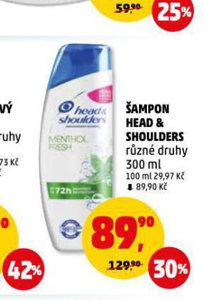Penny Market Head&shoulders šampon nabídka