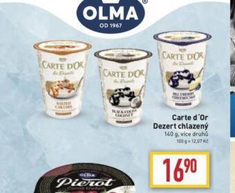Billa Carte d'or dezert nabídka