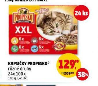 Penny Market Propesko kapsičky pro kočky nabídka