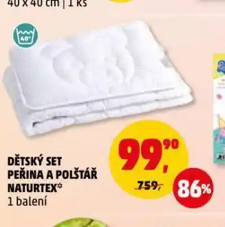 Penny Market Dětský set peřina a polštář naturtex nabídka