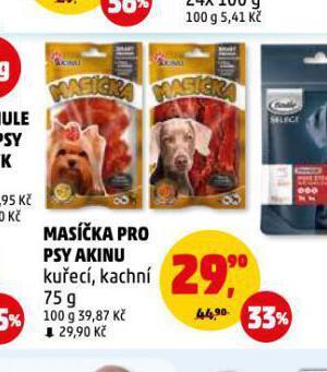 Penny Market Akinu masička pro psy nabídka