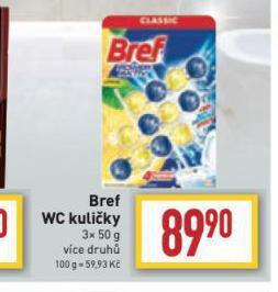 Billa Bref wc kuličky nabídka