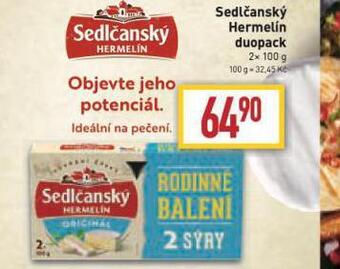 Billa Sedlčanský hermelín nabídka