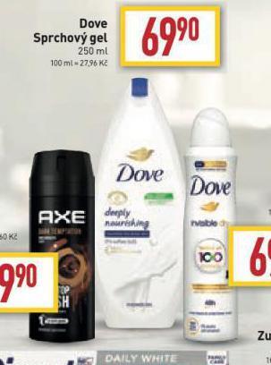 Billa Dove sprchový gel nabídka
