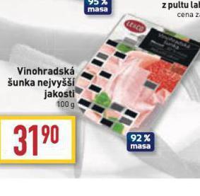 Billa Vinohradská šunka nabídka