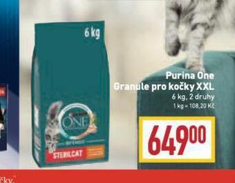 Billa Purina one granule pro kočky nabídka