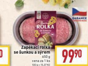 Billa Zapékací rolka se šunkou a sýrem nabídka