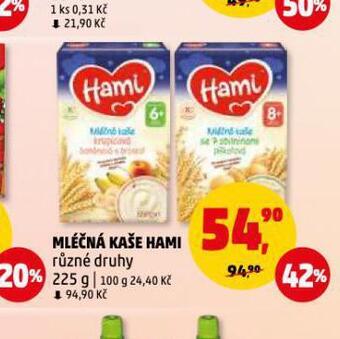 Penny Market Hami mléčná kaše nabídka