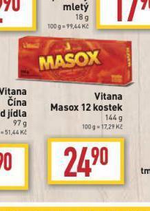 Billa Vitana masox nabídka