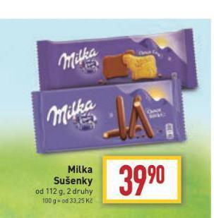 Billa Milka sušenky nabídka