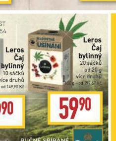 Billa Leros čaj nabídka