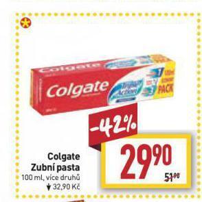 Billa Colgate zubní pasta nabídka