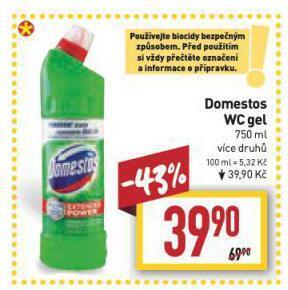 Billa Domestos wc gel nabídka