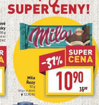 Billa Mila řezy nabídka