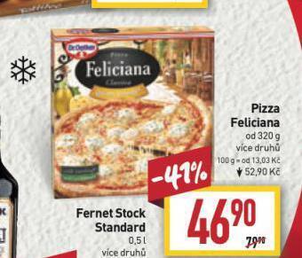 Billa Pizza feliciana nabídka