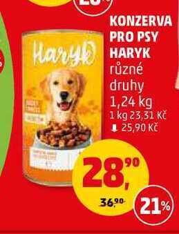 Penny Market Konzerva pro psy haryk, 1,24 kg nabídka