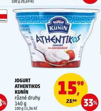 Penny Market Jogurt athentikos kunín, 140 g nabídka
