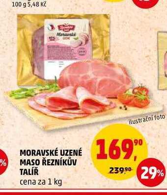 Penny Market Moravské uzené maso řezníkův talíř, 1 kg nabídka