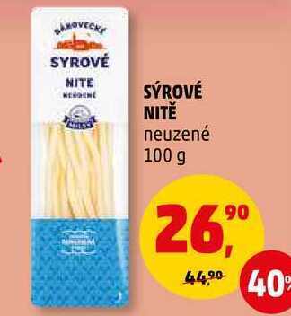 Penny Market Sýrové nitě, 100 g nabídka