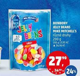 Penny Market Bonbony jelly beans mike mitchell's, 200 g nabídka