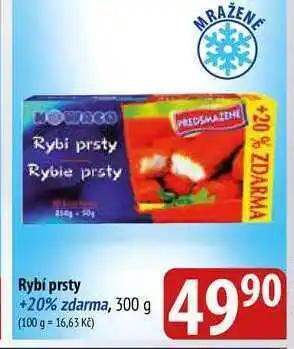 Bala Nowaco rybí prsty 300g+20% nabídka