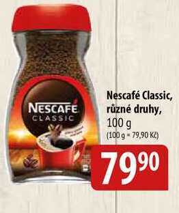 Bala Nescafé classic, různé druhy, 100 g nabídka