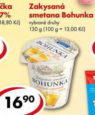 CBA Zakysaná smetana bohunka, 130 g nabídka
