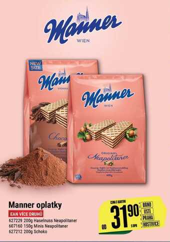 Tamda Foods Manner oplatky nabídka