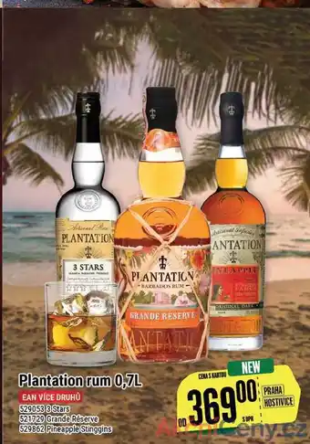 Plantation rum 0,7 l