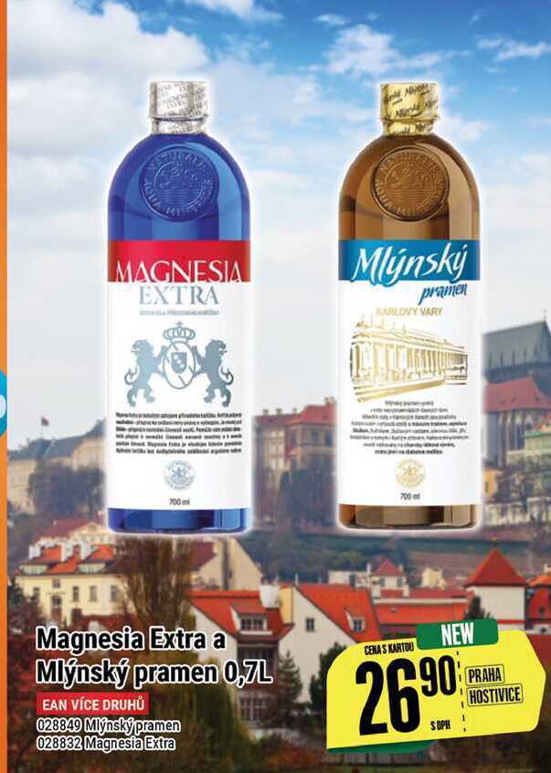 Magnesia extra mlýnský pramen 0,7 l nabídky v Tamda Foods