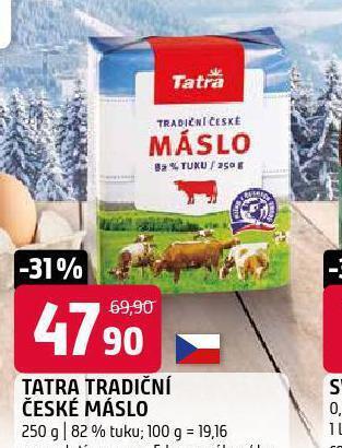 Terno Tatra tradiční české máslo nabídka