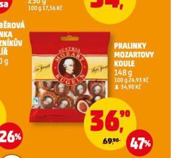 Penny Market Pralinky mozartovy koule nabídka