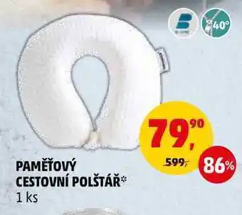 Penny Market Paměťový cestovní polštář, 1 ks nabídka