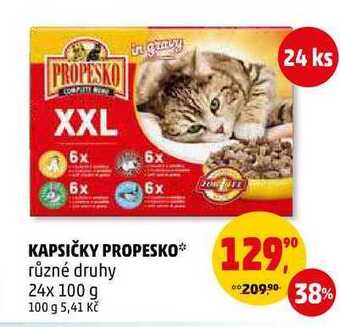 Penny Market Kapsičky propesko, 24x 100 g nabídka