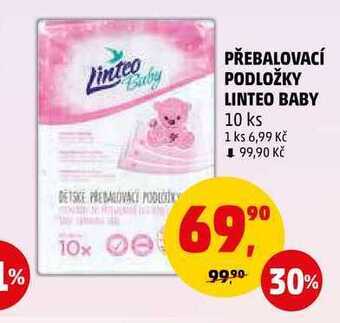 Penny Market Přebalovací podložky linteo baby, 10 ks nabídka