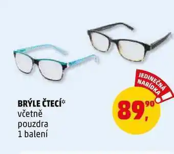 Penny Market Brýle čtecĺ, 1 balení nabídka