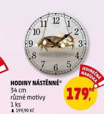 Penny Market Hodiny nástěnné, 1 ks nabídka