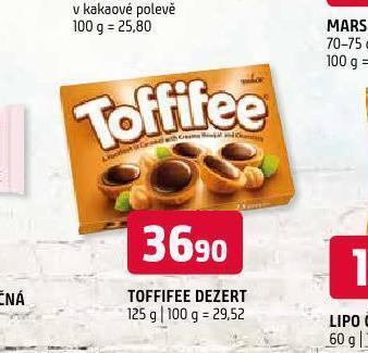 Terno Toffifee dezert nabídka