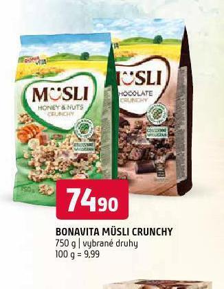 Terno Bonavita müsli crunchy nabídka