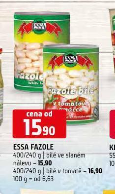 Terno Essa fazole bílé v tomatě nabídka