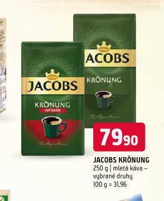 Terno Jacobs krönung mletá káva nabídka