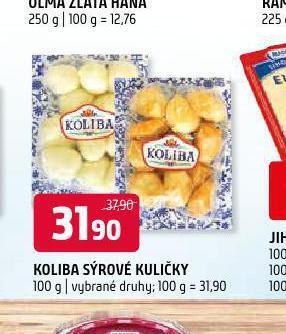 Terno Koliba sýrové kuličky nabídka