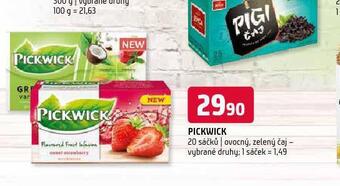 Terno Pickwick čaj nabídka