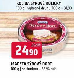 Terno Madeta sýrový dort nabídka