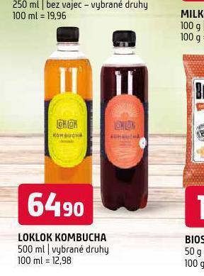 Terno Loklok kombucha nabídka